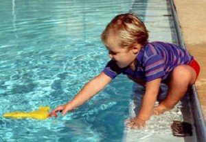 Don't leave toys in the pool area